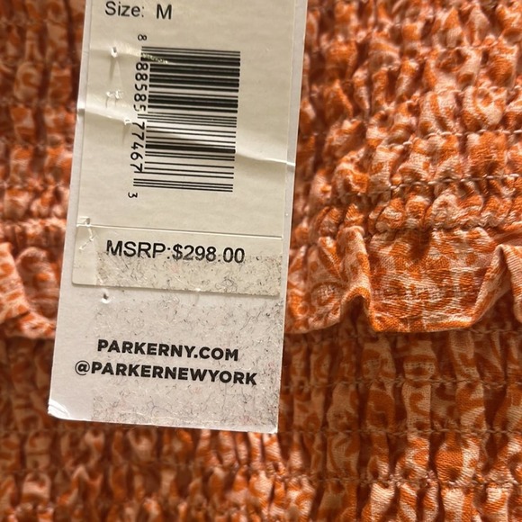 NWT Parker mini dress with prints. - Picture 6 of 8